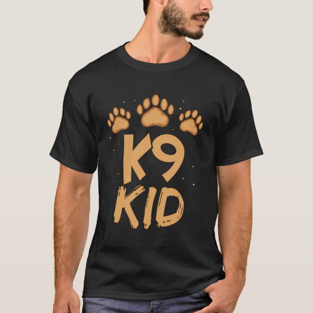 T-shirt K9 Handler chien d'enfant formateur Canine (Devant)