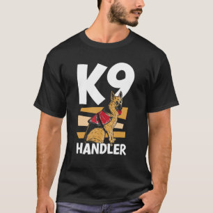 T-shirt K9 Handler Entraîneur Chien Manipulation