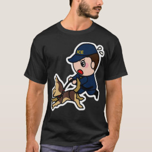 T-shirt K9 I Love Police Chien Kids