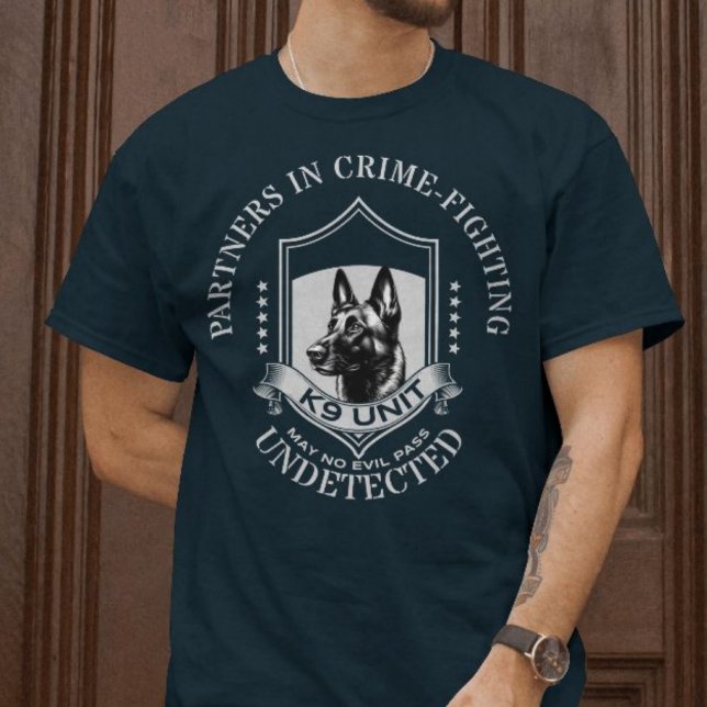 T-shirt K9 Partenaires de l'unité dans la lutte contre la  (Créateur téléchargé)
