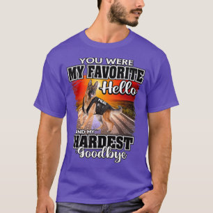 T-shirt K9 Police Fallu Police Officier K9 Chien mince