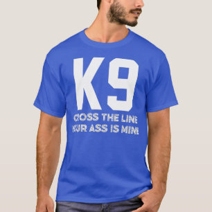 T-shirt K9 Police Militaire Travailler Chien K9 Handler