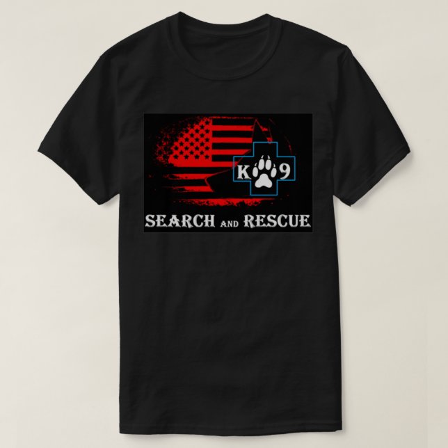 T-shirt K9 Recherche et Secourt 11 (Design devant)