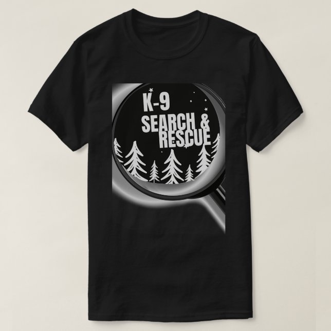 T-shirt K9 Recherche et Secourt SAR 2 (Design devant)