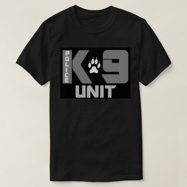 T-SHIRT K9 UNITÉ POLICE 1 (Design devant)