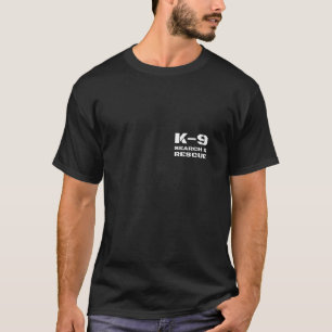 T-shirt K 9 Recherche Et Secourt Un Entraîneur De Poignard