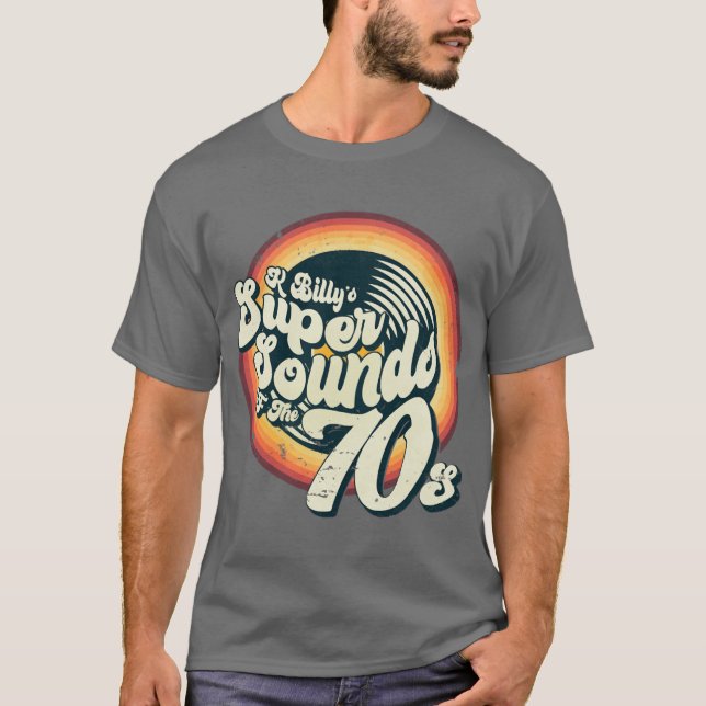 T-shirt K Billys Super Sounds of the 70s gift (Devant)