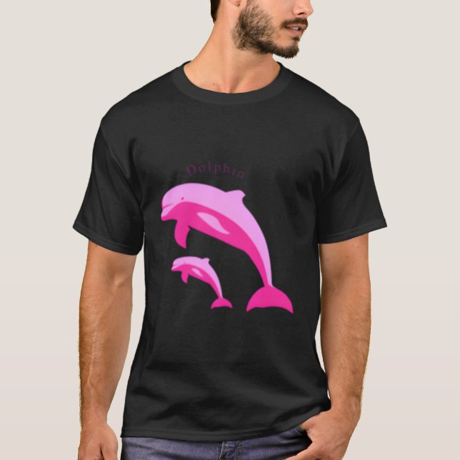 T-shirt K Dolphins Mère Et Bébé (Devant)