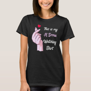 T-shirt K-Drama Coréen Amoureux Du Drame, Voici Mon K Dram