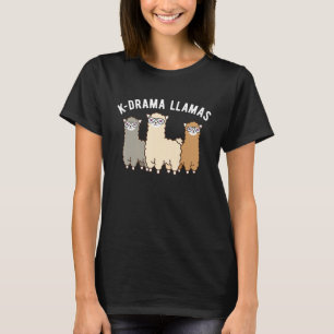 T-shirt K Drama Llama Troupe de Cria dramatique sud-coréen