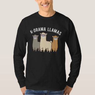 T-shirt K Drama Llama Troupe de Cria dramatique sud-coréen
