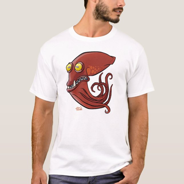 T-shirt k est pour kraken (Devant)