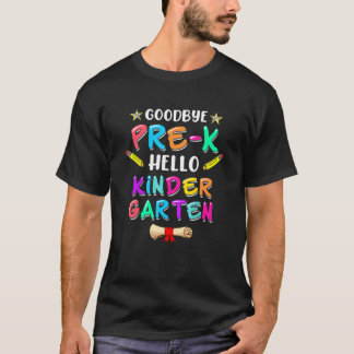 T-shirt K Est Pour L'Étudiant De Maternelle Prêt Pour Ki