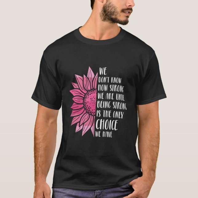 T-shirt K Forte guerrière Sensibilisation au cancer du sei (Devant)