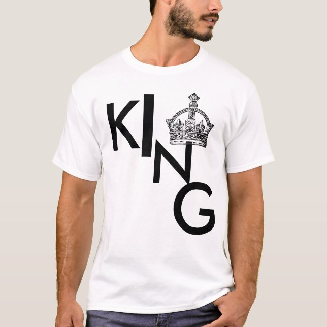 T-SHIRT K, I, N, G (Devant)