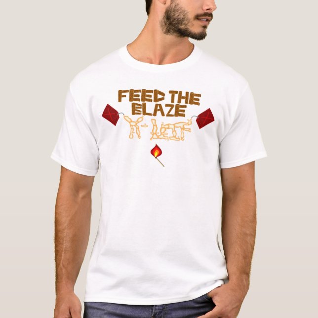 T-shirt K Leif - alimentez la flamme (Devant)
