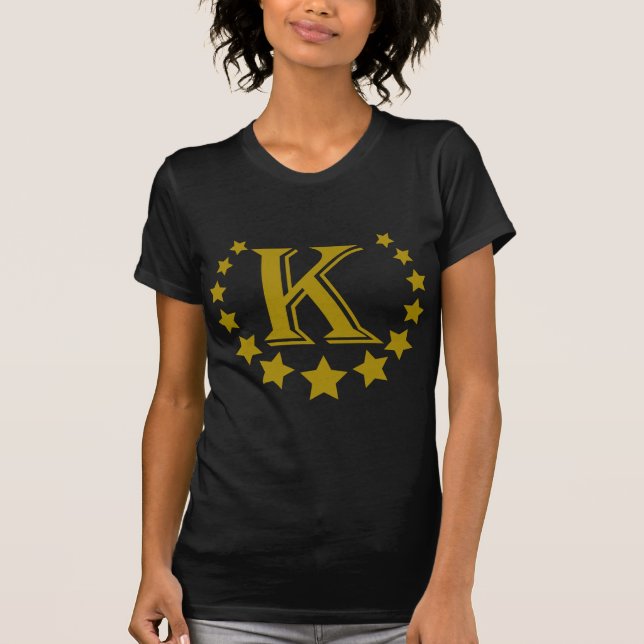T-shirt K-Lettre-Étoile-Couronne (Devant)