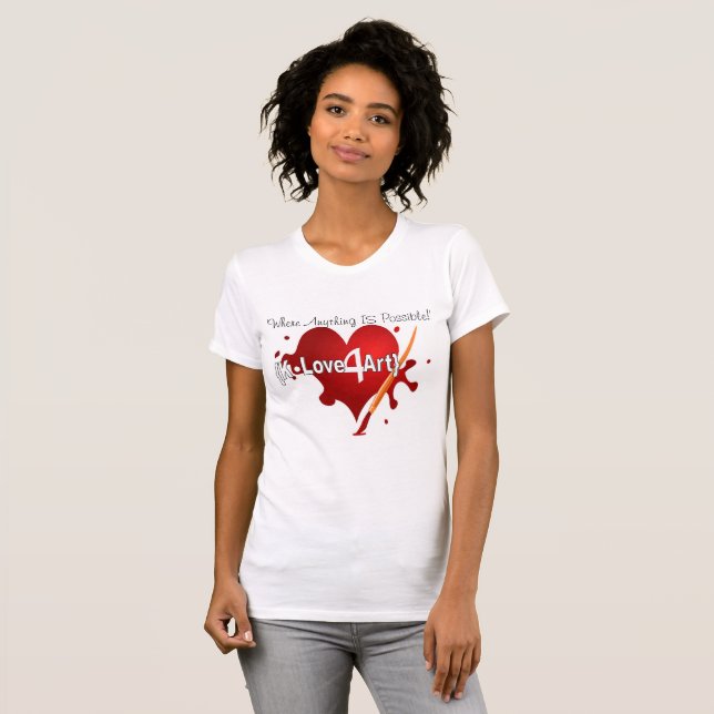 T-shirt K-Love 4 Art Sweatshirt - Tout est possible ! (Devant entier)