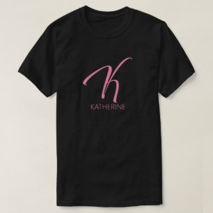 T-shirt K Monogramme personnalisé