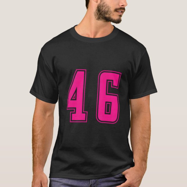 T-shirt K Number 46 Team Junior Sports Numbered Uniform (Devant)