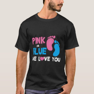 T-shirt K Ou Bleu Nous Vous Aimons Révélation De Sexe