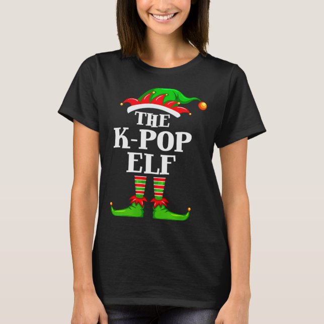 T-shirt K-p Elf Matching Family Group Christmas Party Pyja (Devant)
