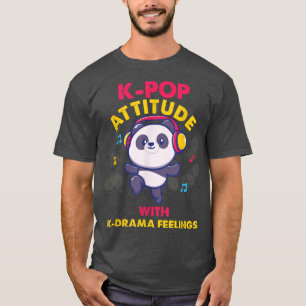 T-shirt K-Pop Attitude K-Drama chanteur coréen Kor