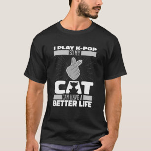 T-shirt K Pop Cat Korean Music K Pop