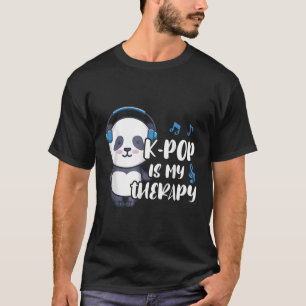 T-shirt K-Pop Est Ma Thérapie K-Pop Panda Ns Panda Kpop Qu