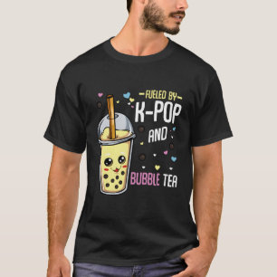 T-shirt K-Pop Et Bubble Tea Hallyu Musique De Mode Coréenn
