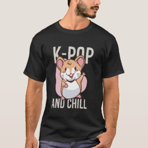 T-shirt K-Pop Et Détente Hamster Kawaii Musique Pop Coréen