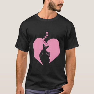 T-shirt K-Pop Heart Coréen Pop Music Fan K-Drama Cute