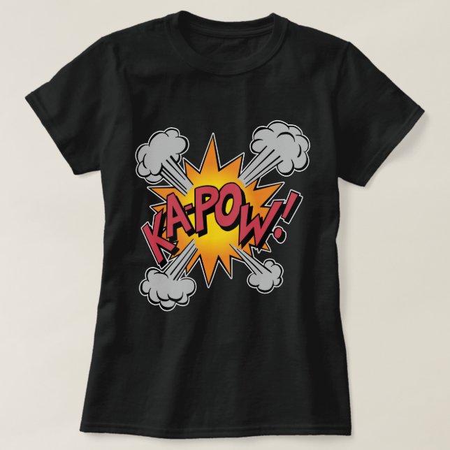 T-shirt KA-POW! Bande Dessinée Graphique (Design devant)