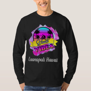 T-shirt Kaanapali Beach Vibes d'été Hawaii Vacances Vinta