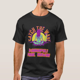 T-shirt Kaanapali Maui Hawaii Chemise Surf Vaporwave