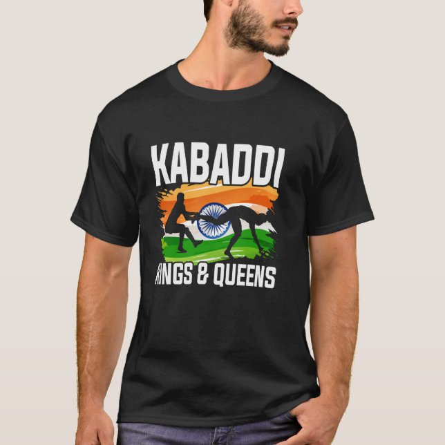 T-shirt Kabaddi Inde Lutte (Devant)