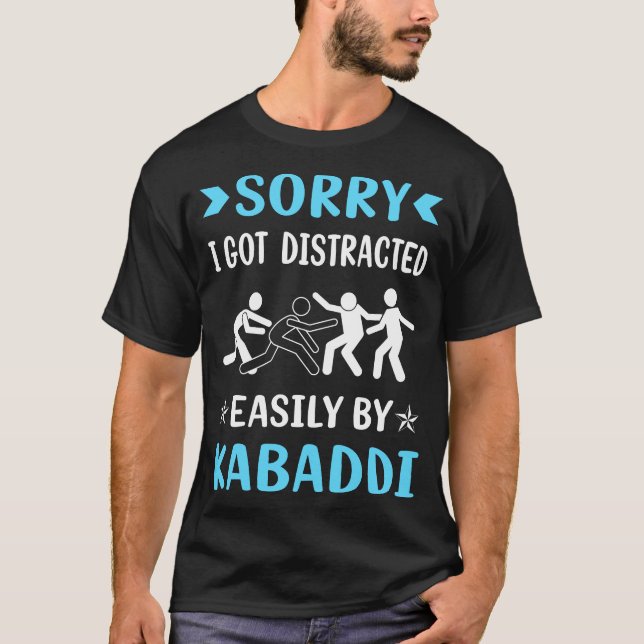 T-shirt Kabaddi Kabadi distrait (Devant)