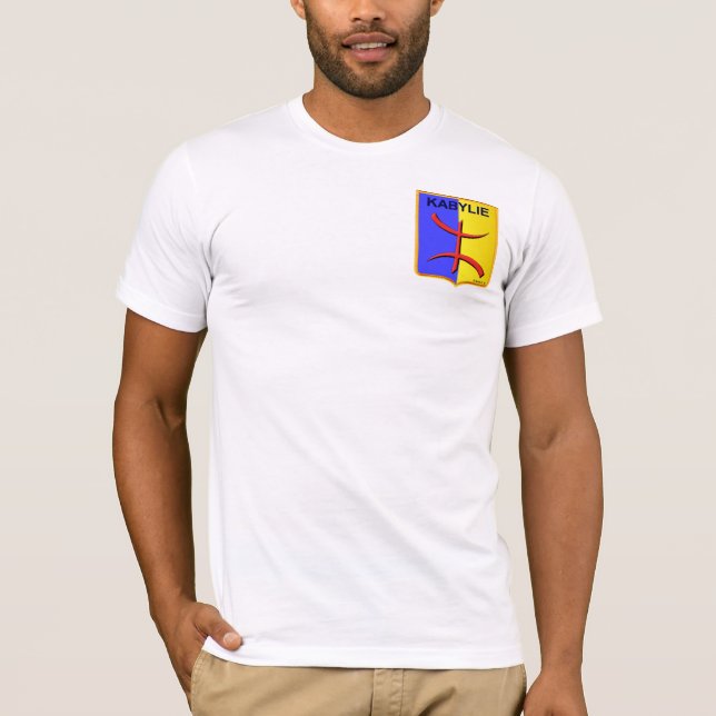 T-shirt kabylie de blason (Devant)