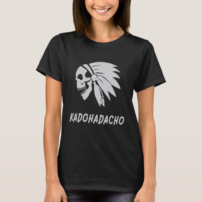 T-shirt Kadohadacho Amérindien Né Liberté Evi (Devant)
