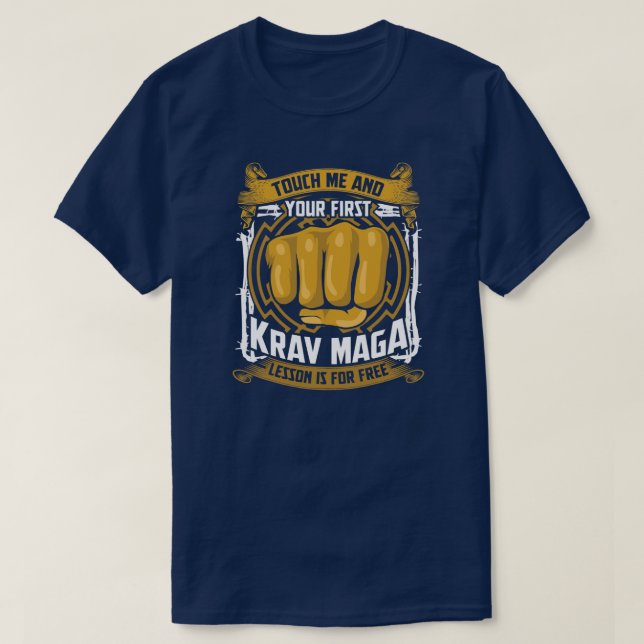 T-shirt Kagerman Maga pour hommes combattant la lutte d'au (Design devant)