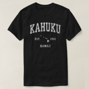 T-shirt Kahuku Hawaii Hi Sport sportif Vintage Design