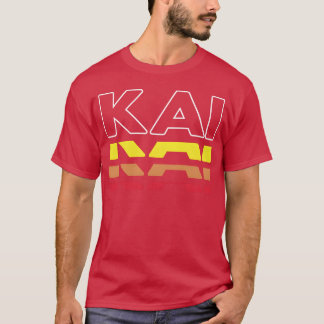 T-shirt Kai Prénom Drôle Vintage Coucher de soleil Kai ami