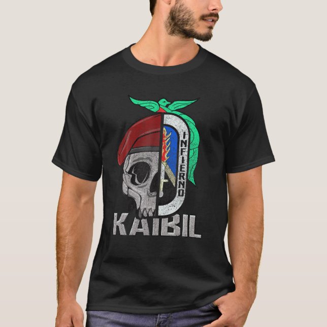 T-shirt Kaibil Kaibiles Force spéciale Armée guatémaltèque (Devant)