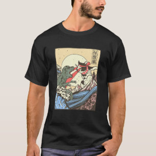 T-shirt Kaiju Vs Cat