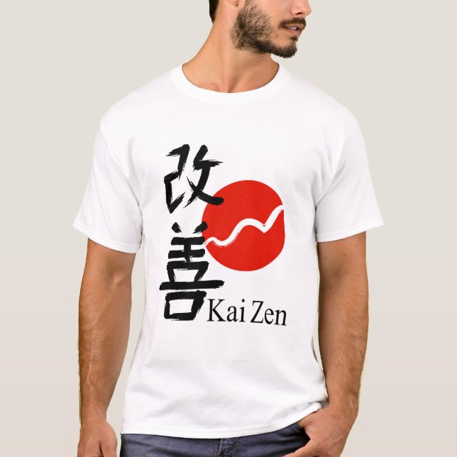 T-shirt Kaizen – Petits pas, grand changement (Devant)