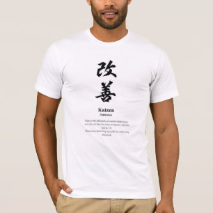 T-shirt Kaizen - Thé graphique de philosophie japo