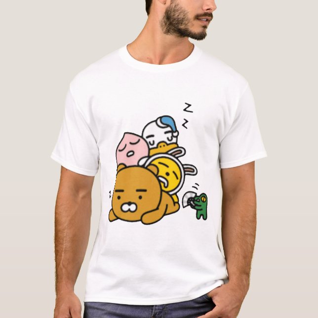 T-shirt Kakaotalk Friends (Zzzz) (Devant)