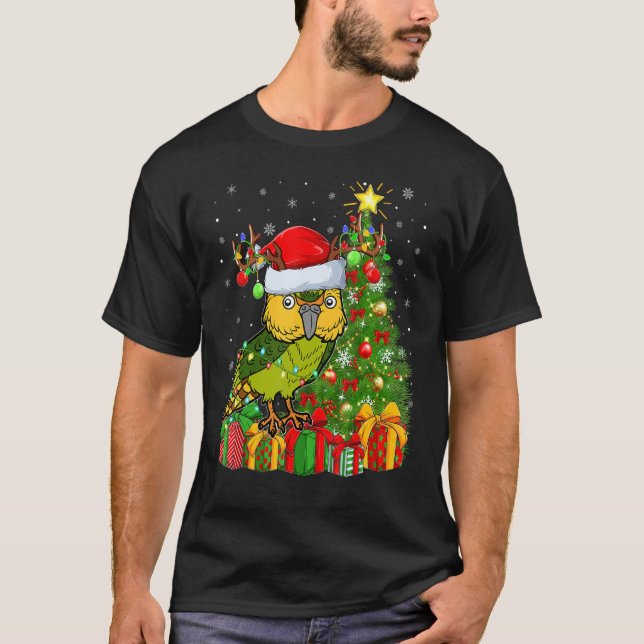 T-shirt Kakapo Bird   Xmas Holiday Santa Kakapo Christmas  (Devant)