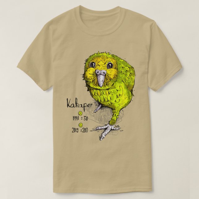 T-shirt Kakapo par derholle (Design devant)