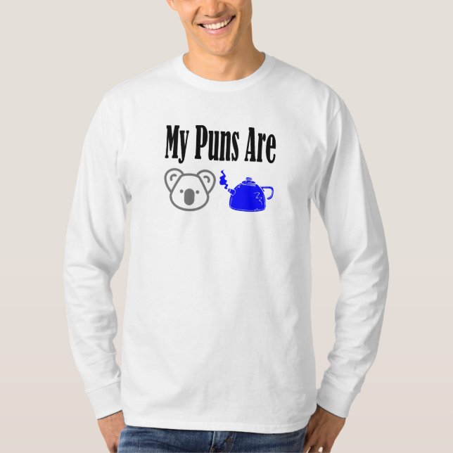 T-shirt Kala Tea Puns Drôle (Devant)